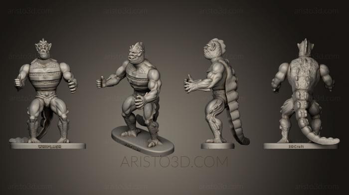 Figurines heroes, monsters and demons (STKM_0539) 3D model for CNC machine